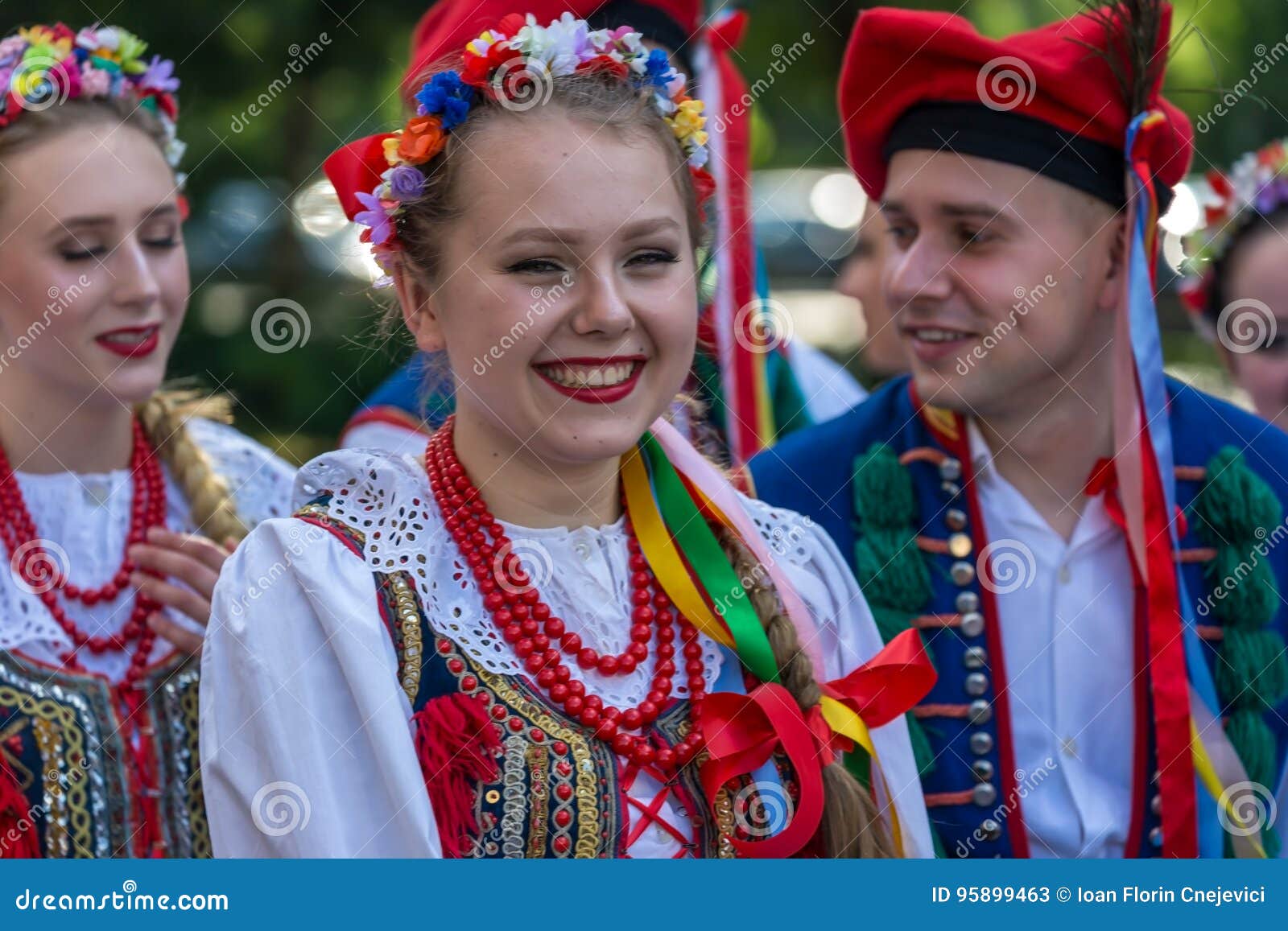 Young Dancers from Poland in Traditional Costume Editorial Stock Photo ...