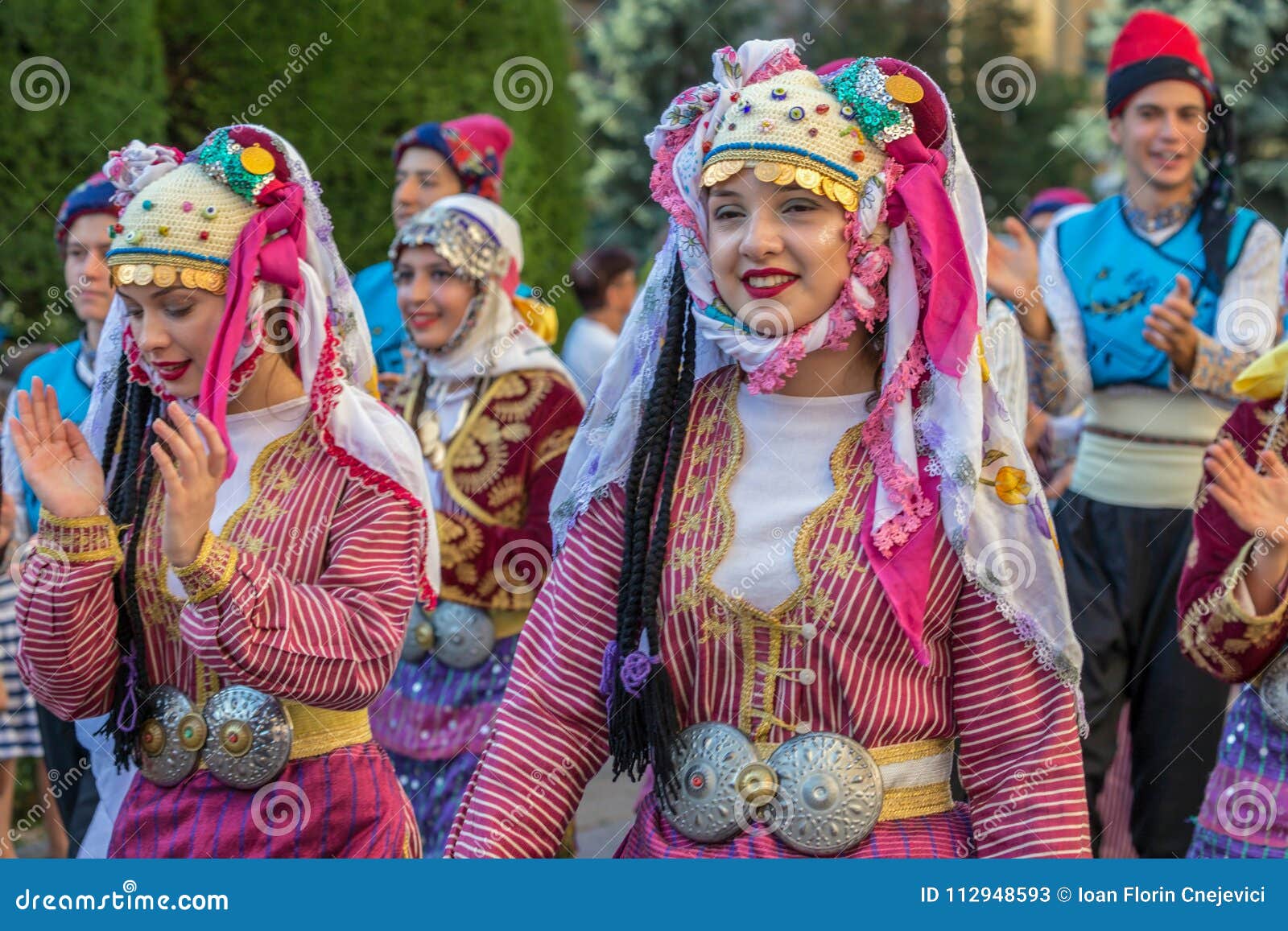 Young Dancers from Turkey in Traditional Costume Editorial Stock Photo ...