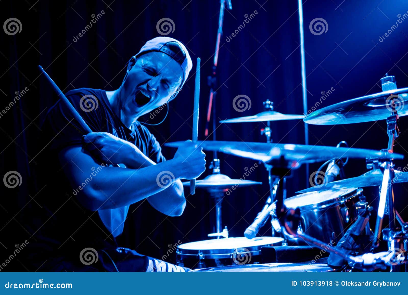 drummer at the concert