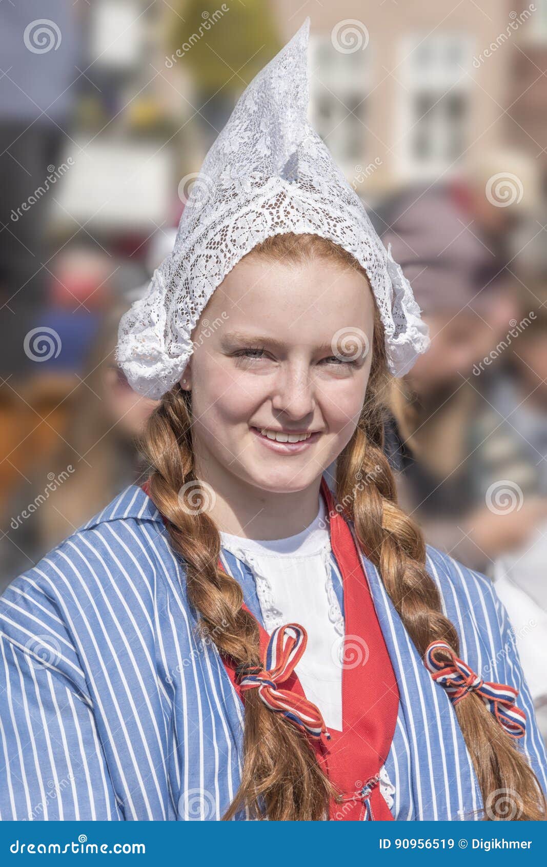 Young Dutch girl editorial stock image. Image of clothes - 90956519