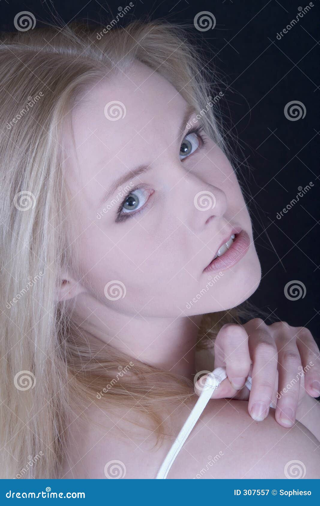 Young Face Stock Image Image Of Blond Imploring S