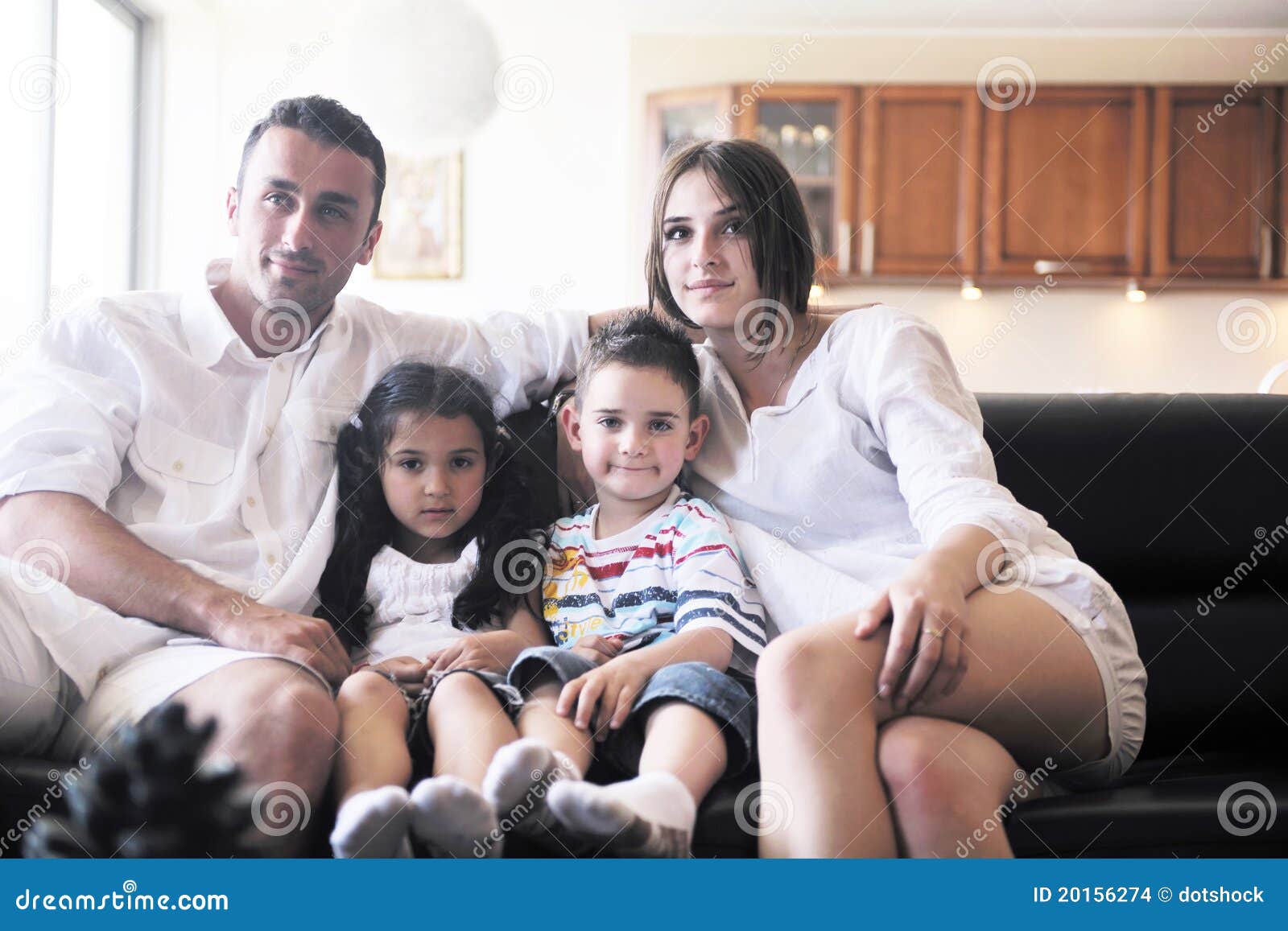 Young family at home stock photo. Image of adult, caucasian - 20156274