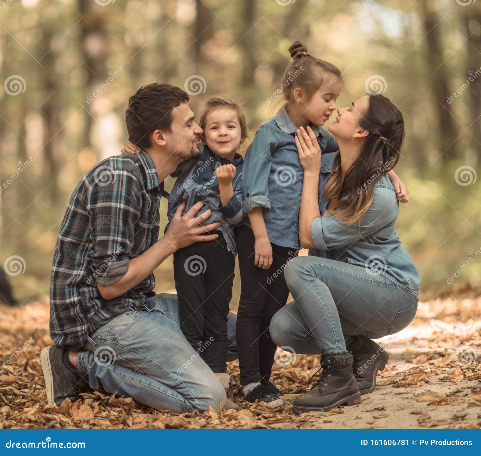 A Young Family Walks In The Autumn Forest With Children Stock Image Image Of Adults Child A Young Family Walks In The Autumn Forest With Children Stock Image Image Of Adults Child