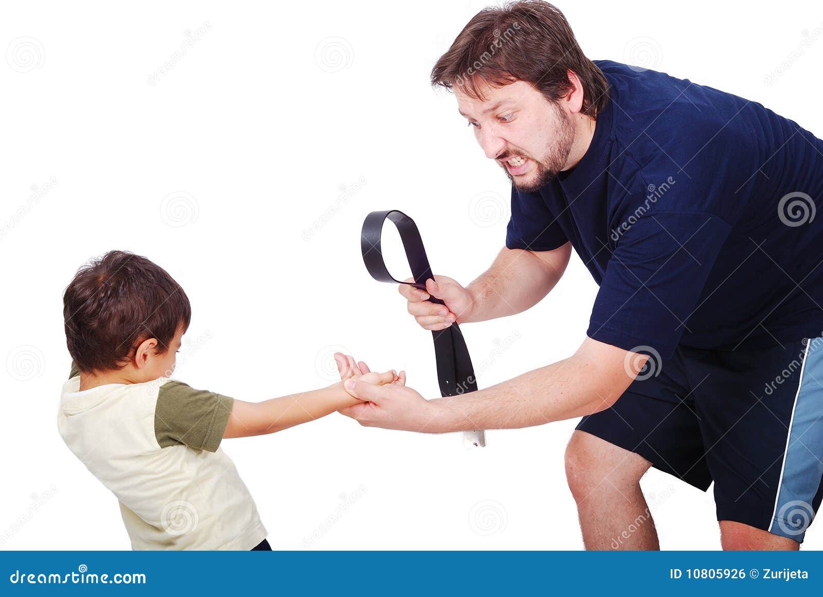 Dad punishes