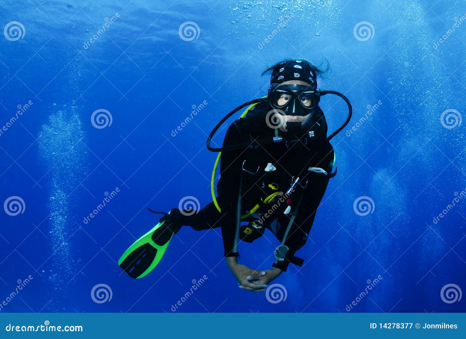 Girl Scuba