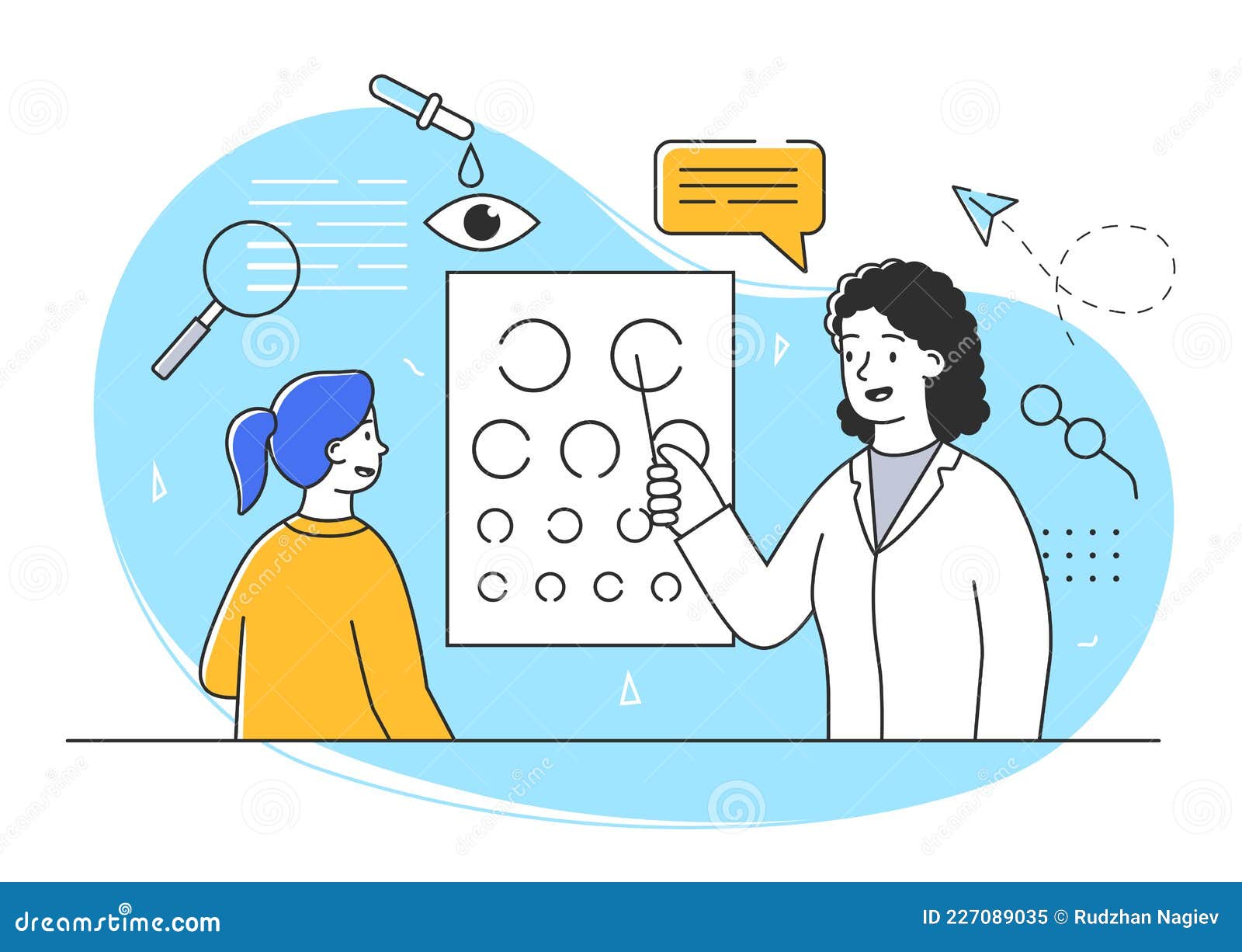 Young Female Character At The Doctors Appointment Stock Vector center-for-health-equity-health-care-for-philadelphia-appointments