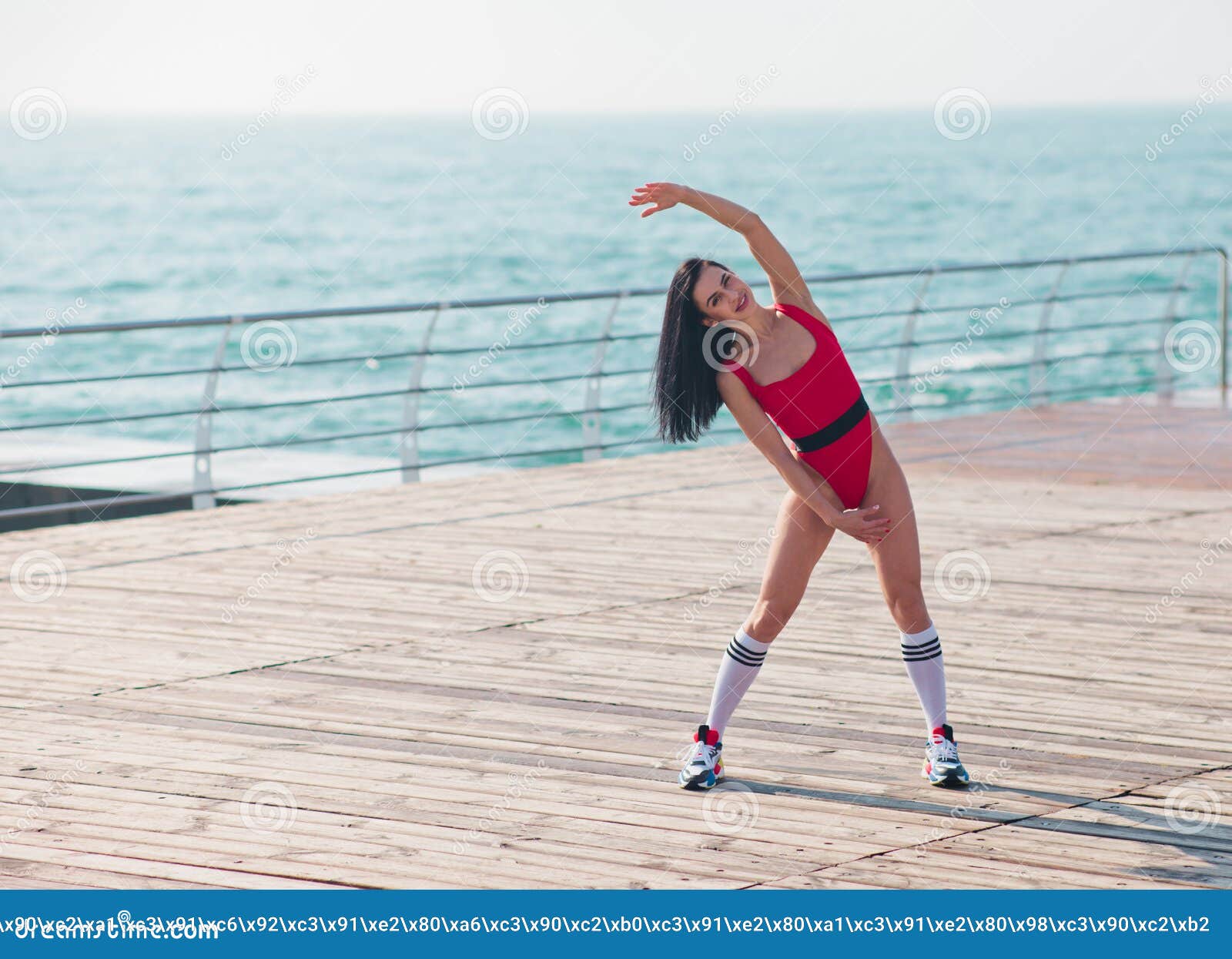 Sport woman stock photo. Image of ocean, nature, fitness -