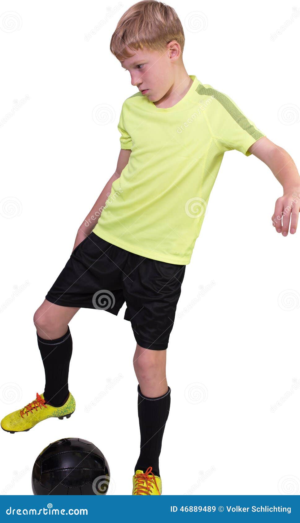 Young football player stock image. Image of techniques 46889489