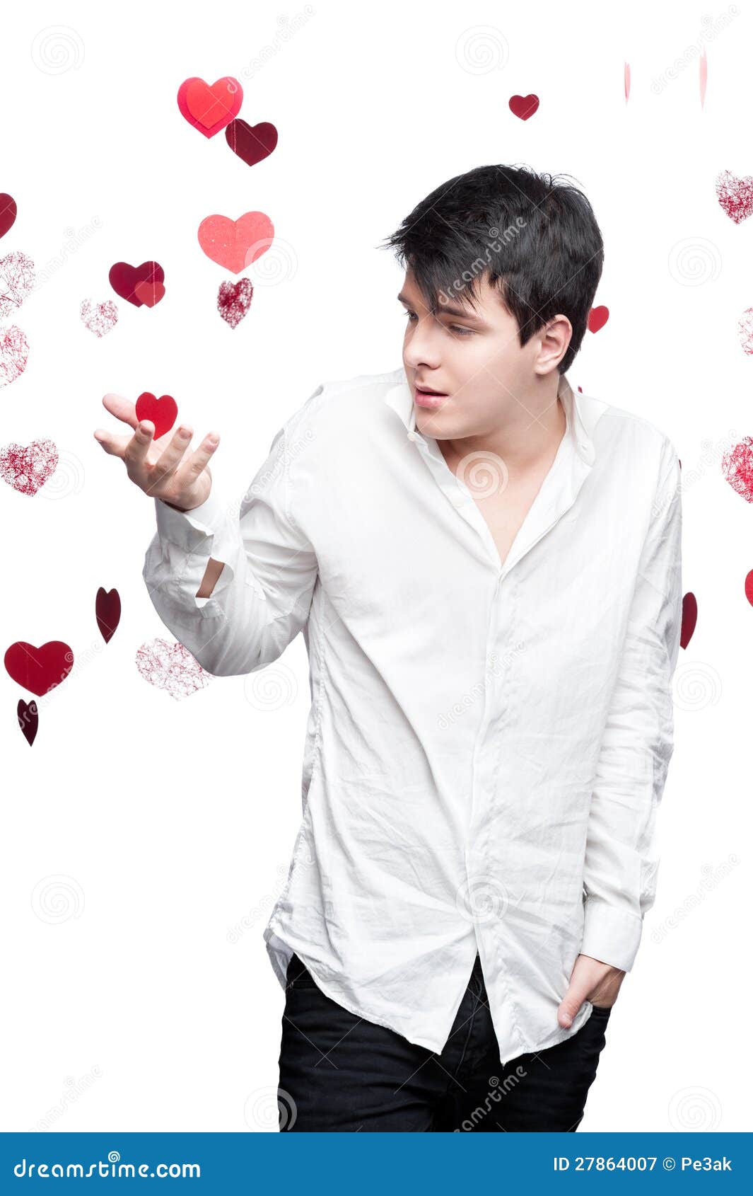 Young gentle man stock image. Image of white 27864007