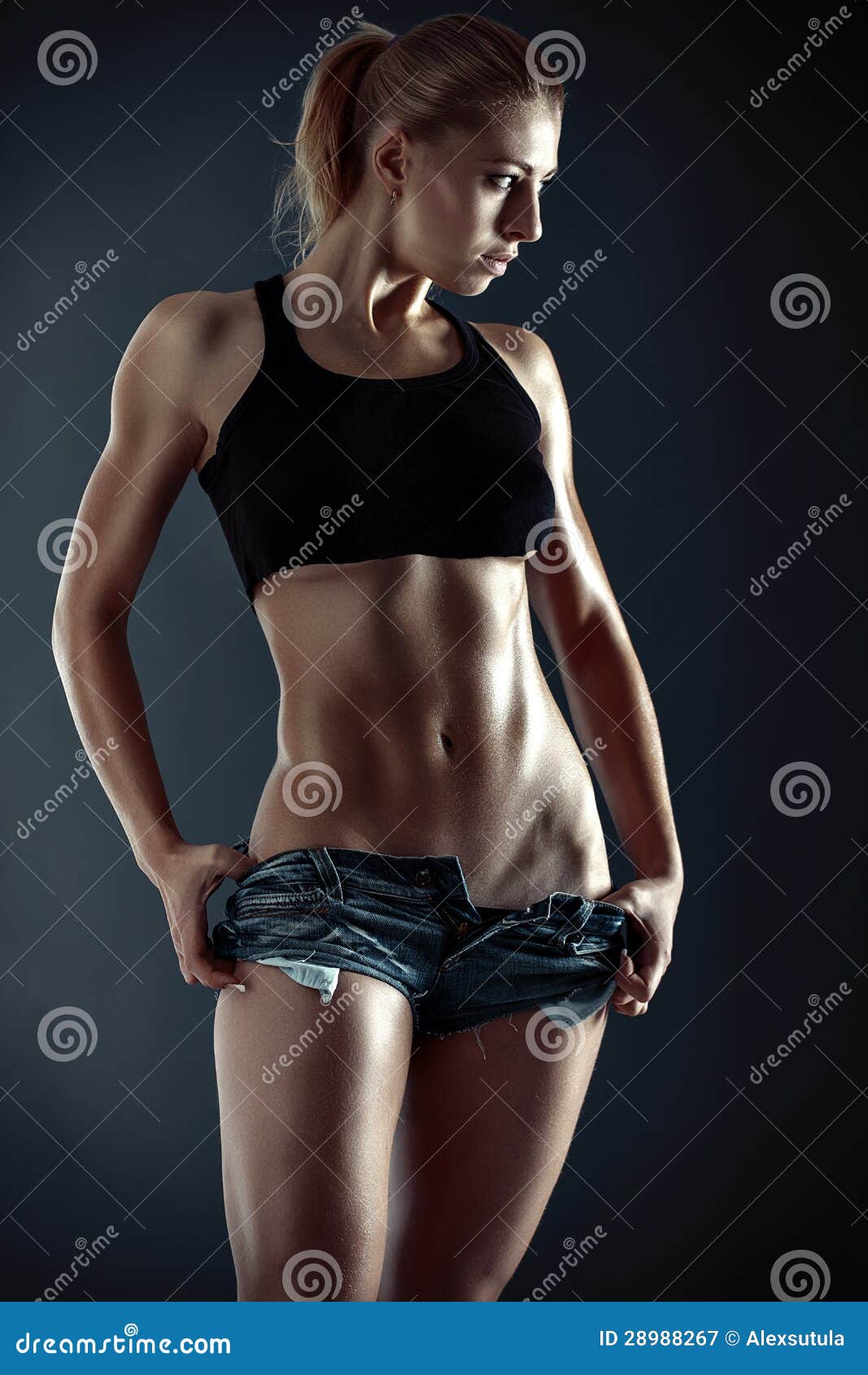 Young Girl with a Beautiful Figure Stock Image - Image of graceful,  activity: 28988267, image size:1067x1690