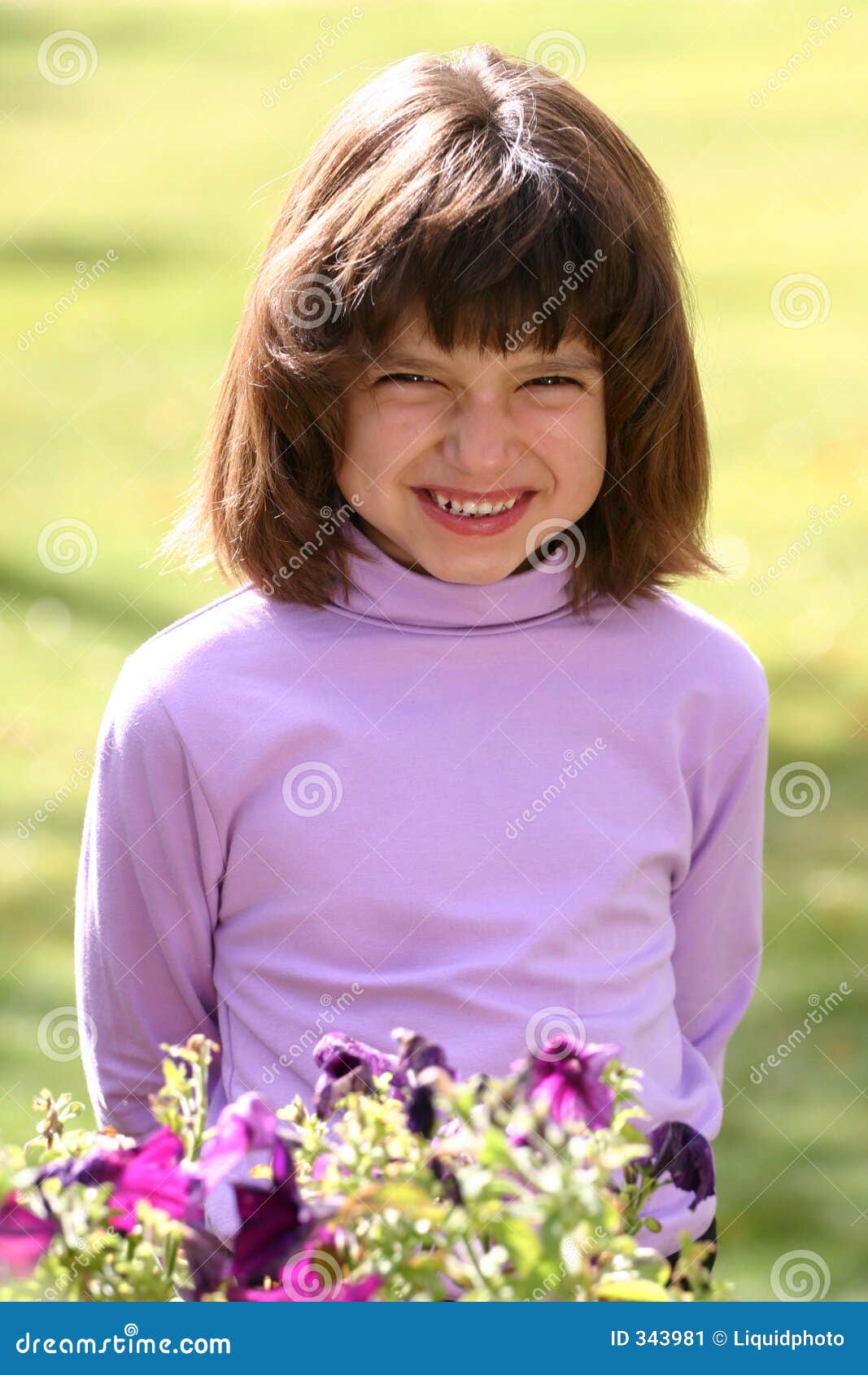 Young Girl Big Smile stock image. Image of fashion, outside - 343981
