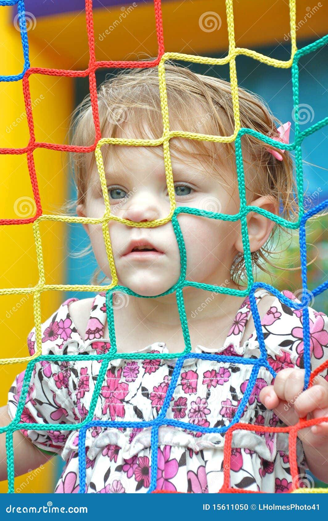 Young girl in bounce house stock photo. Image of party 15611050