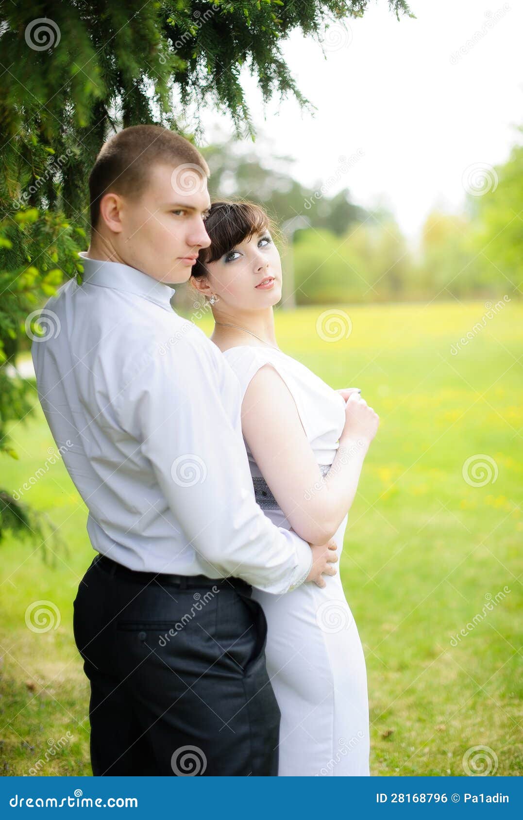 Young Girl with Her Boyfriend Stock Photo Image of relaxation
