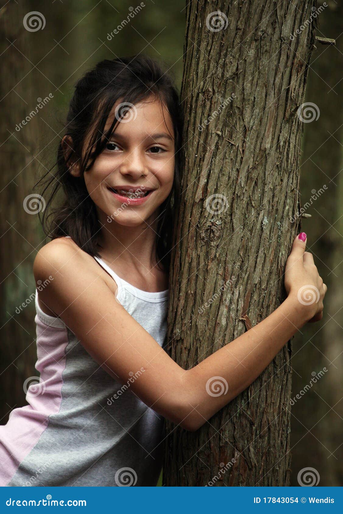 Young Girl Wood