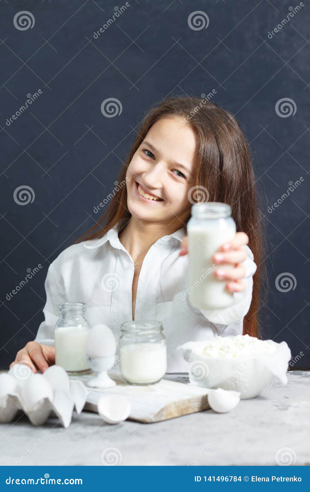 Teen Girls Milk