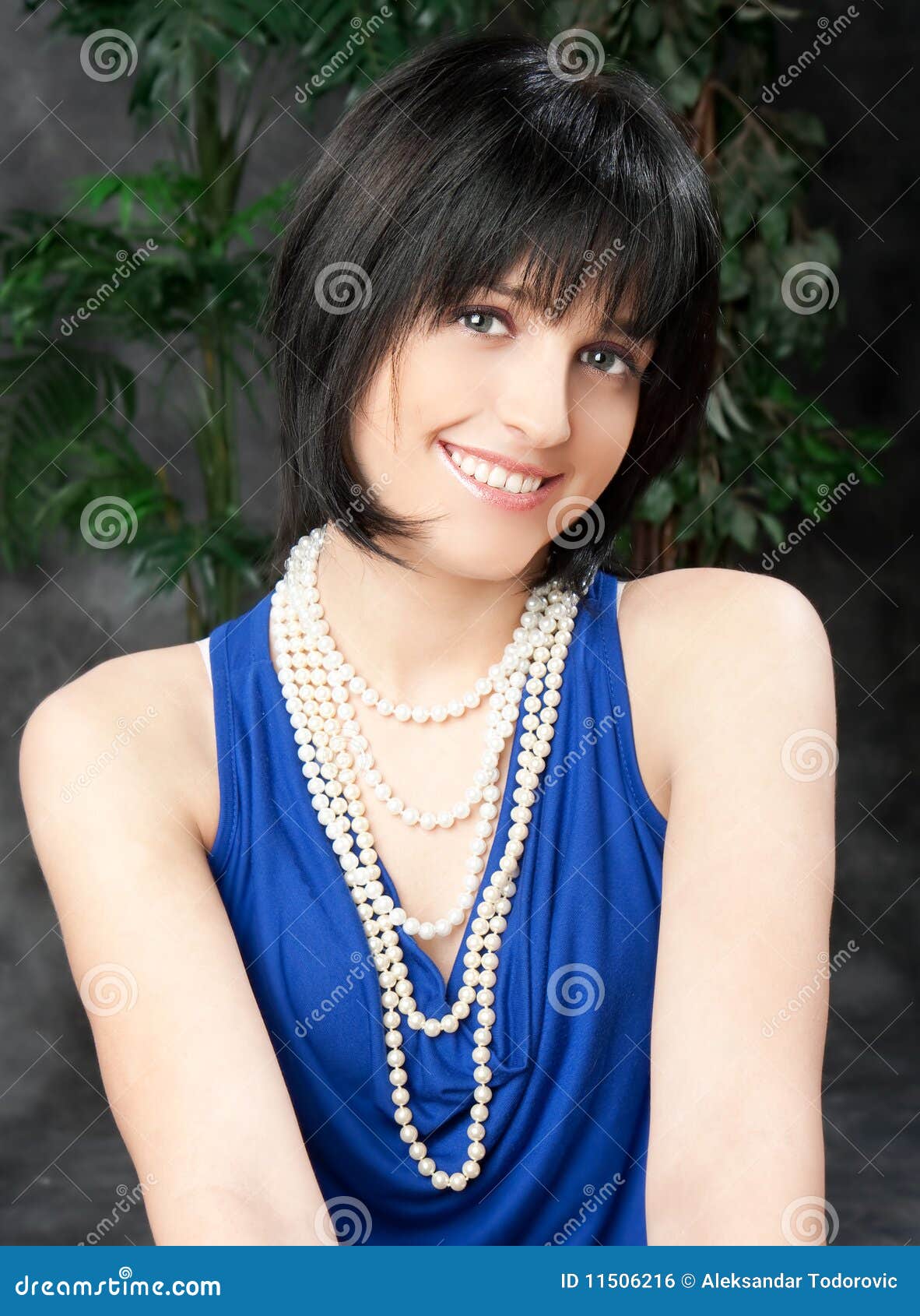Young Girl with Jewels Posing in Studio Stock Photo Image of females
