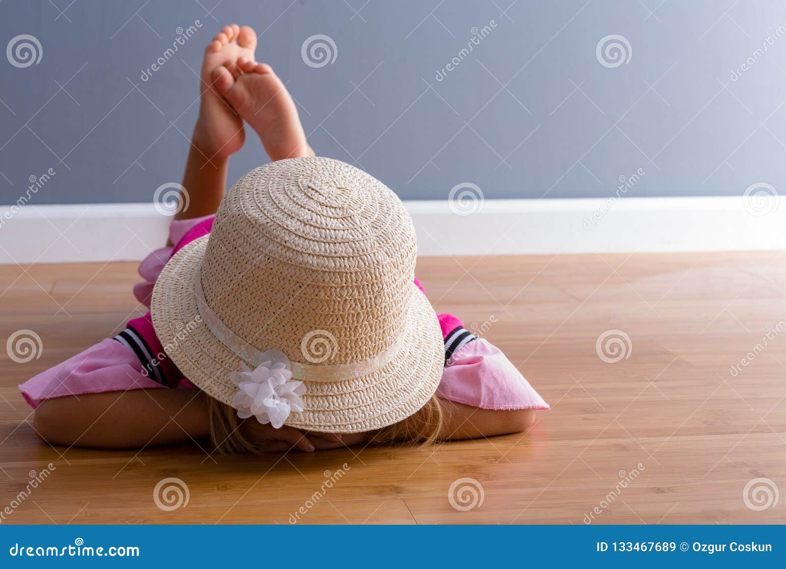 Young Girl Laying On The Floor Face Down Stock Image Image of loneliness, girl 133467689