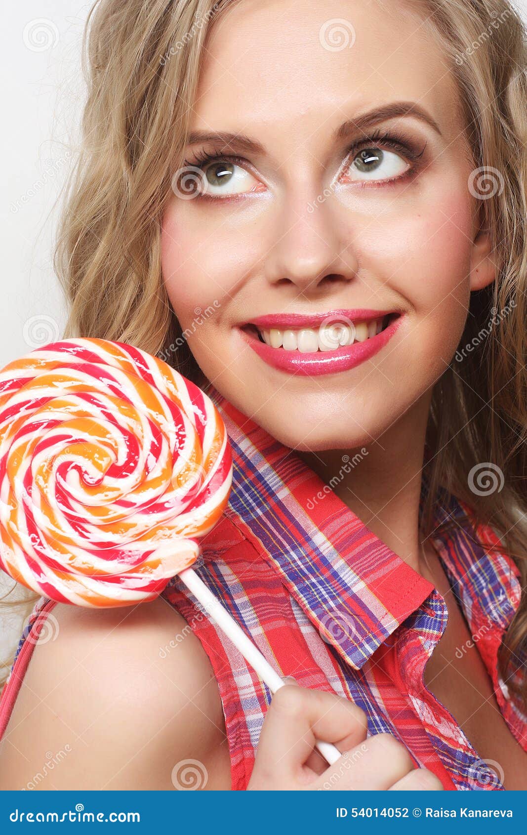 Young girl with lolipop stock photo. Image of head, candy 54014052