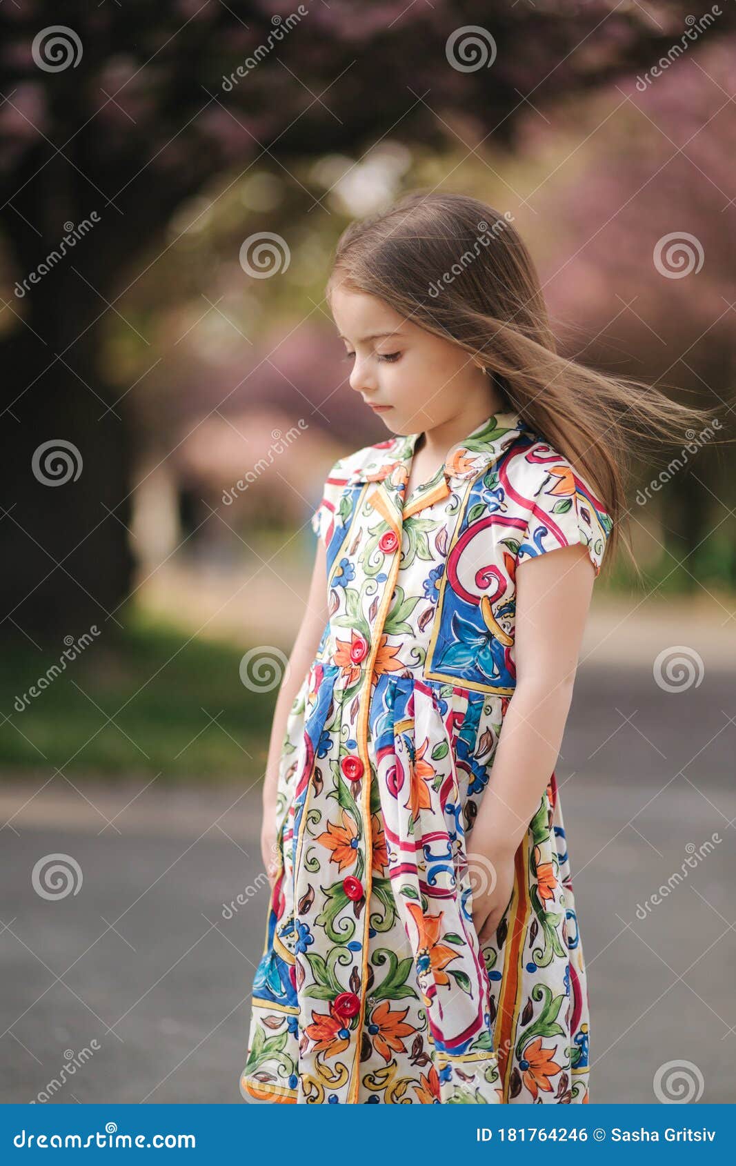 Children Model Posing in Front of the Mirror Stock Image - Image of child,  backdrop: 233474971