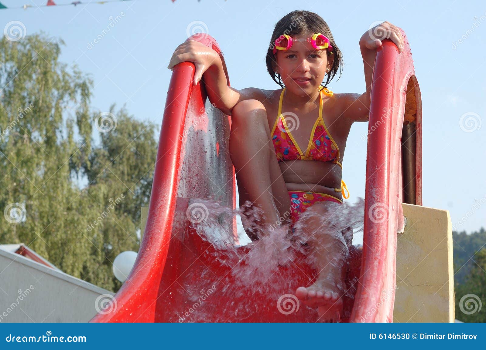 girls pool slides