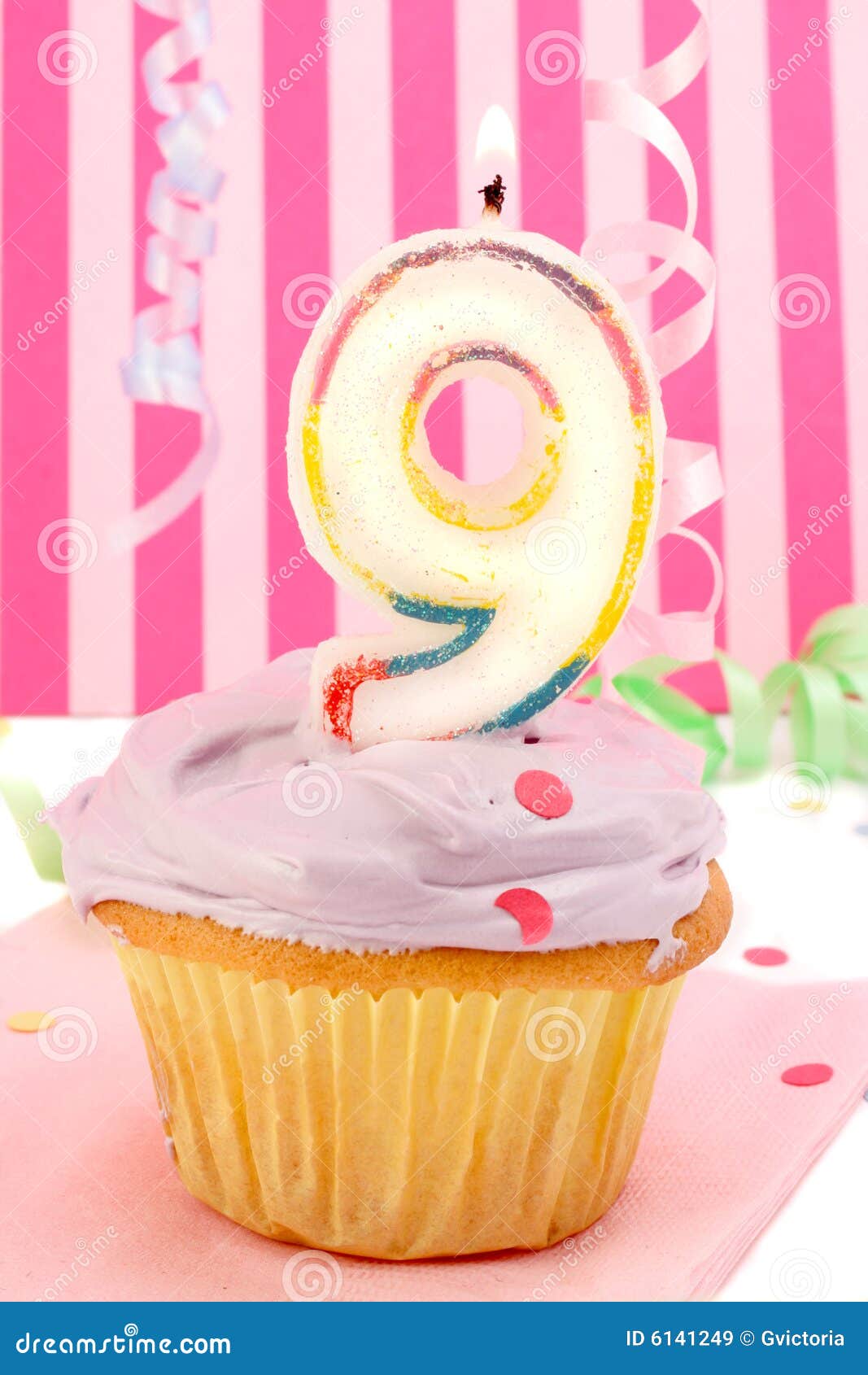 Young girl s birthday stock image. Image of napkin, delicious - 6141249