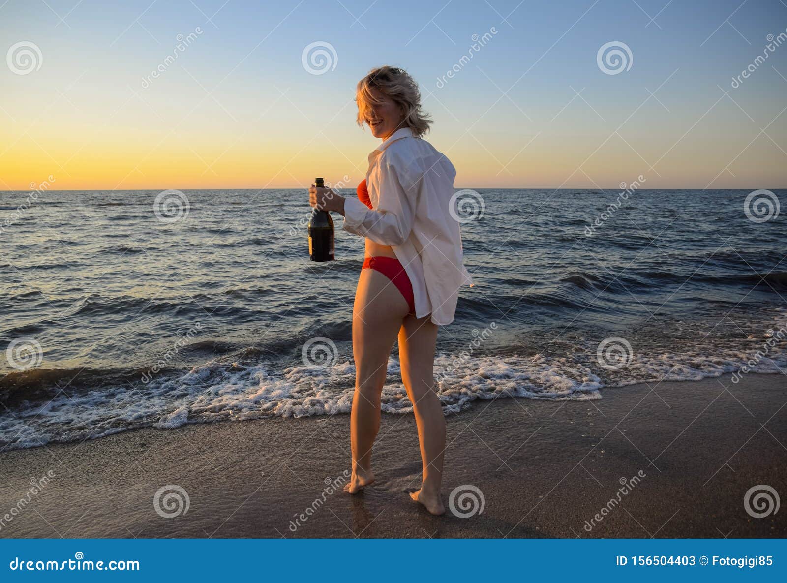 Sexy Female Bottle Champagne Stock Images Download 33 Royalty Free Photos