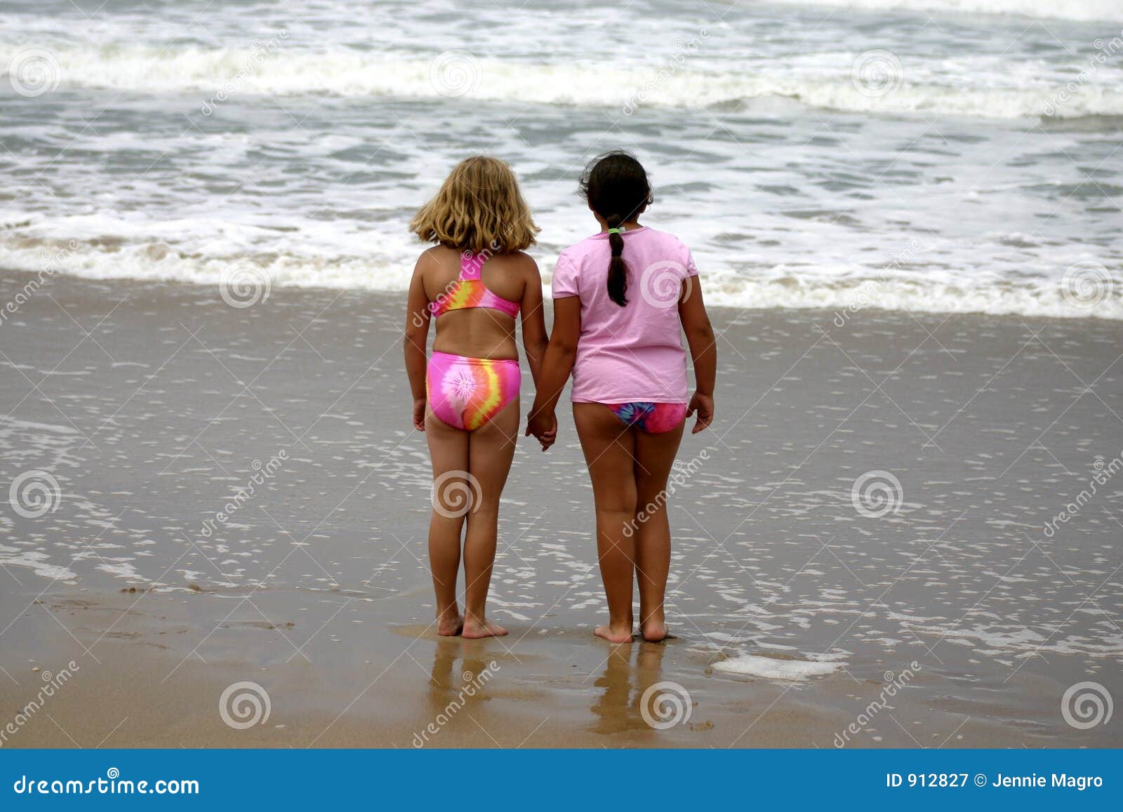 Young Girl On The Beach