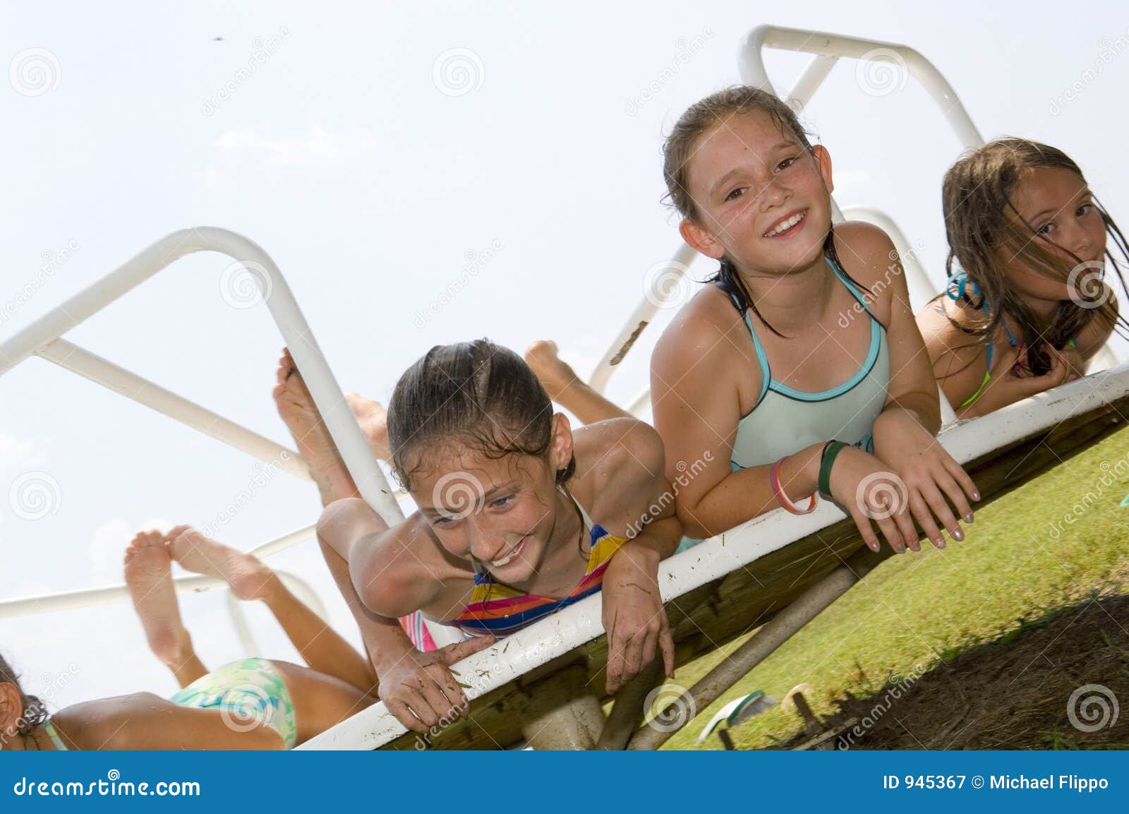 Girl playing with girl