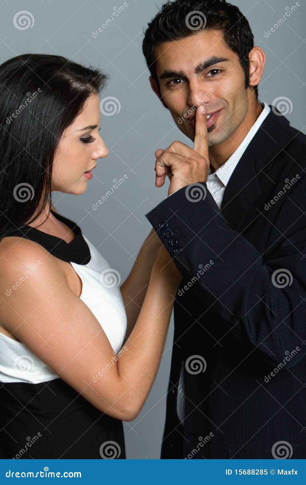 Young good looking couple stock image. Image of black - 15688285