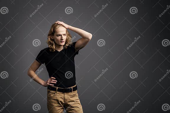 1. Male Model with Long Blonde Hair - wide 6