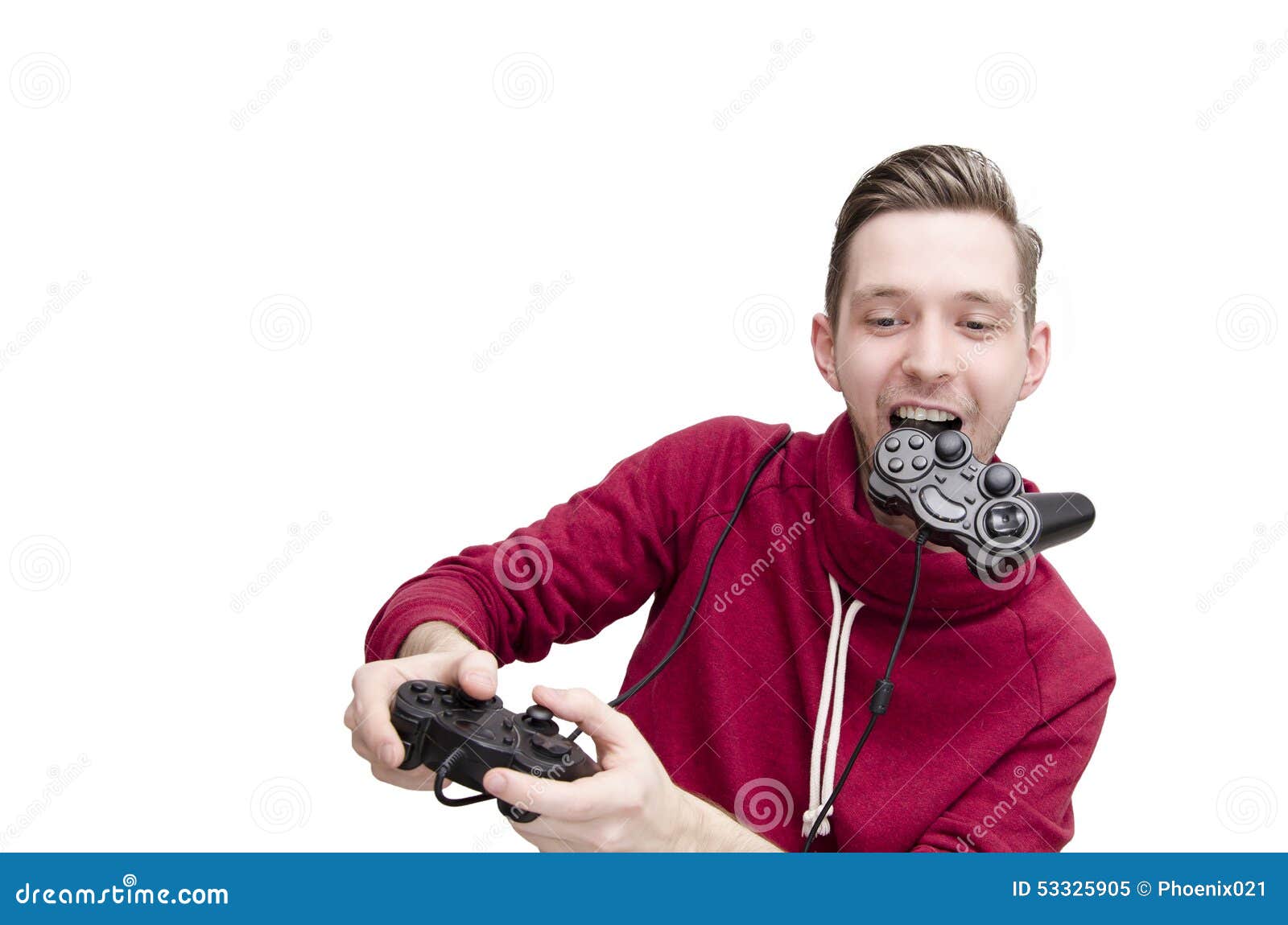 Playing Video Games Stock Photo - Download Image Now - Humor