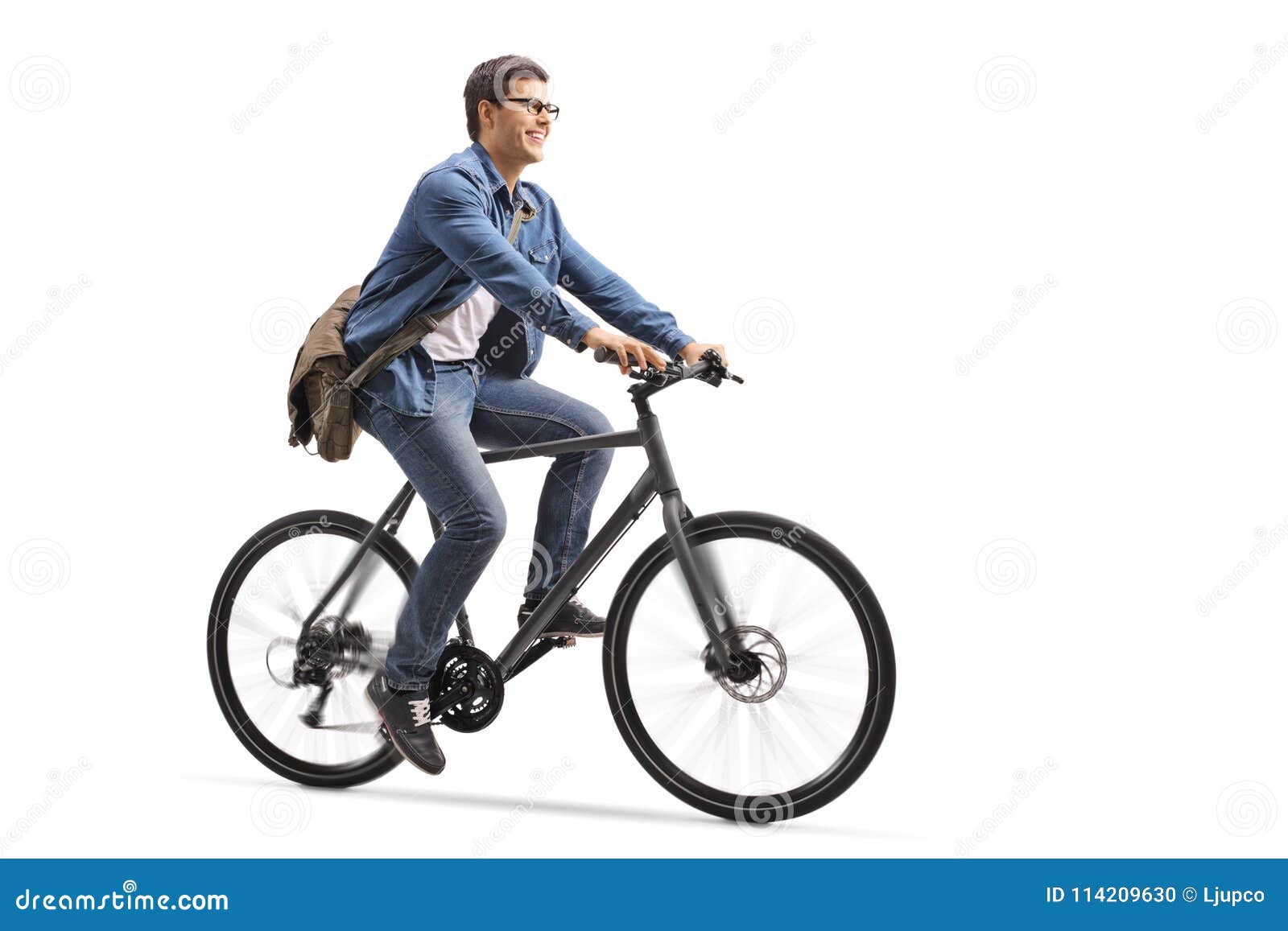 Young guy riding a bicycle stock photo. Image of healthy - Young Guy RiDing Bicycle IsolateD White BackgrounD Young Guy RiDing Bicycle 114209630