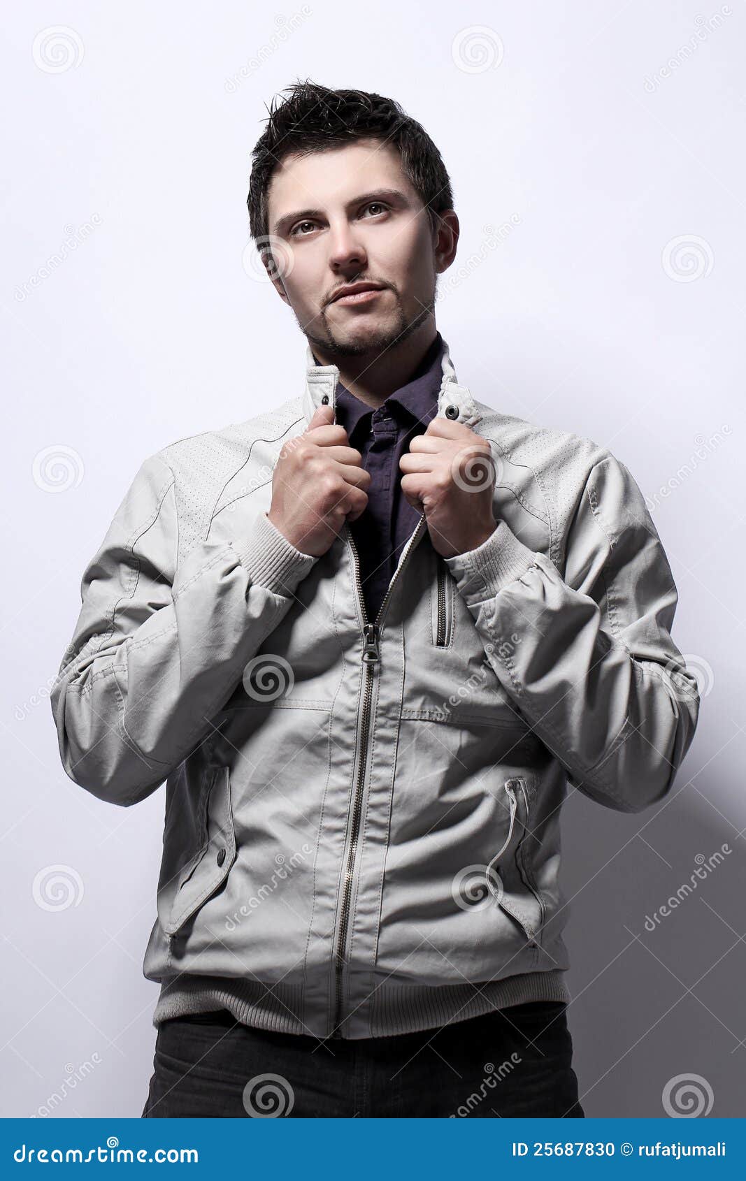 Young Handsome Guy in Jacket Stock Photo Image of handsome, good