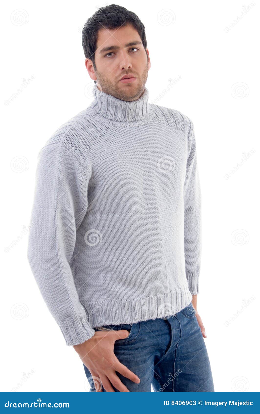 Young Handsome Guy Wearing Winter Clothes Stock Photos - Image: 8406903