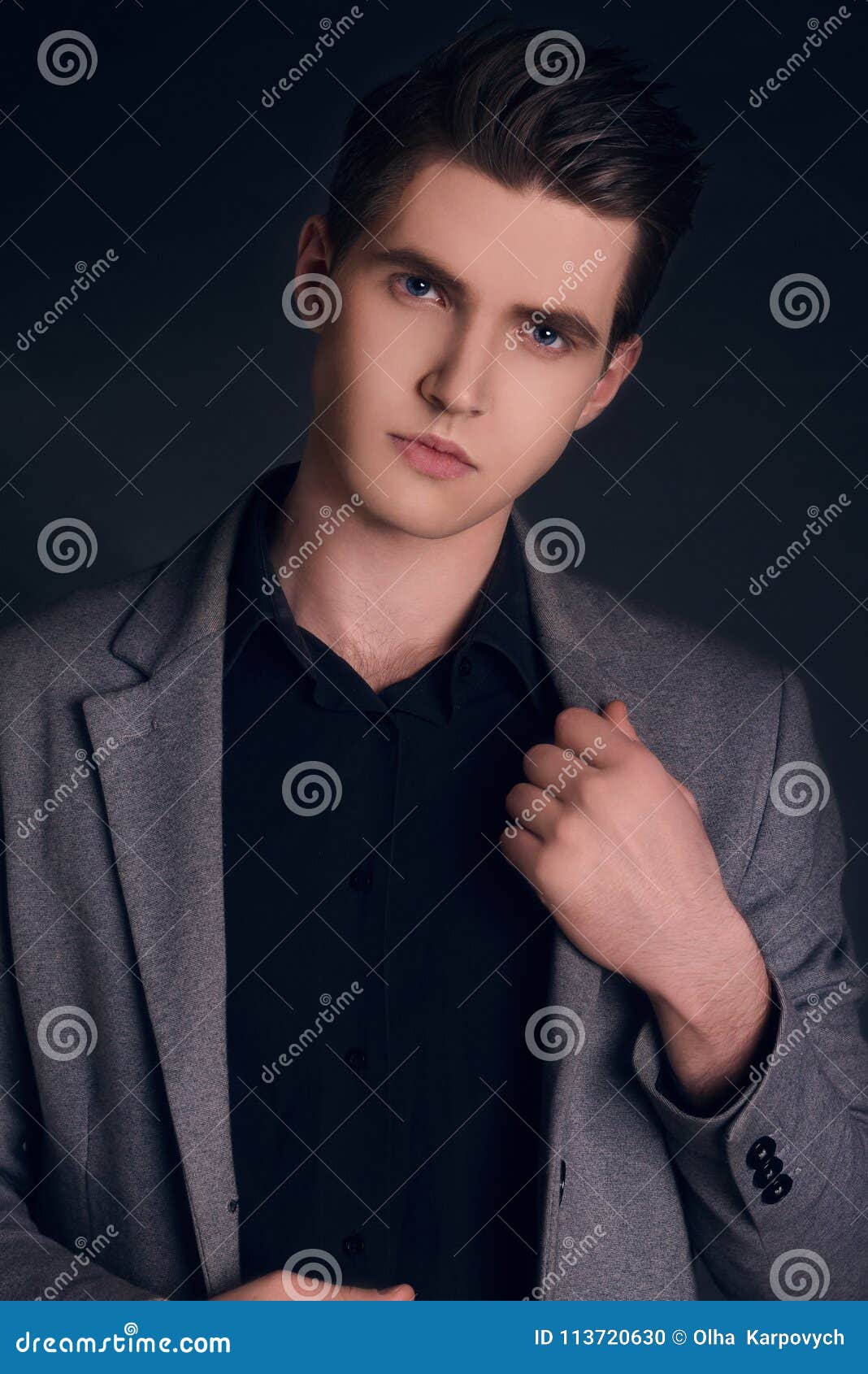 Young Attractive Man Coat Posing On Stock Photo 1306602013 | Shutterstock