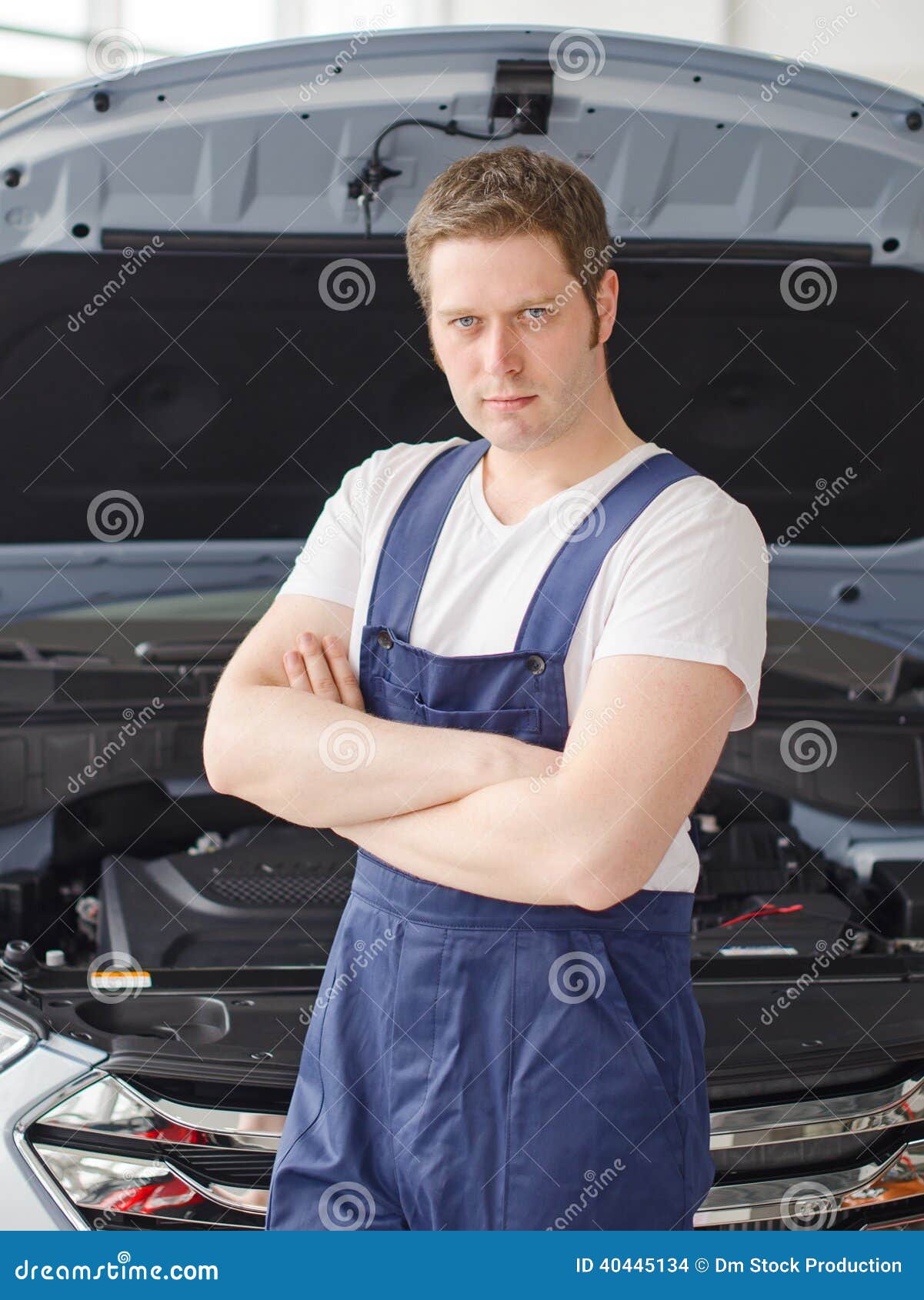 Young Handsome Mechanic Stock