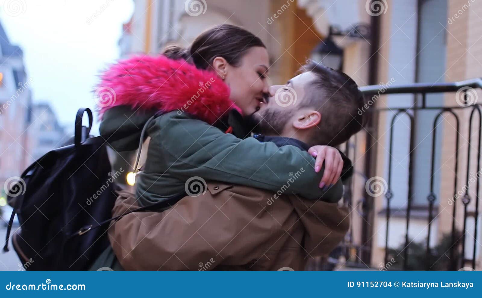 Old Man Kiss Girl Stock Footage and Videos