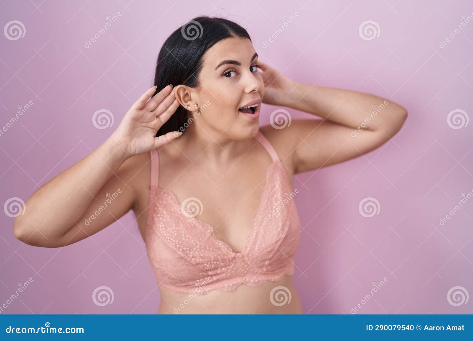 131 Woman Trying Bra Stock Photos - Free & Royalty-Free Stock Photos from  Dreamstime