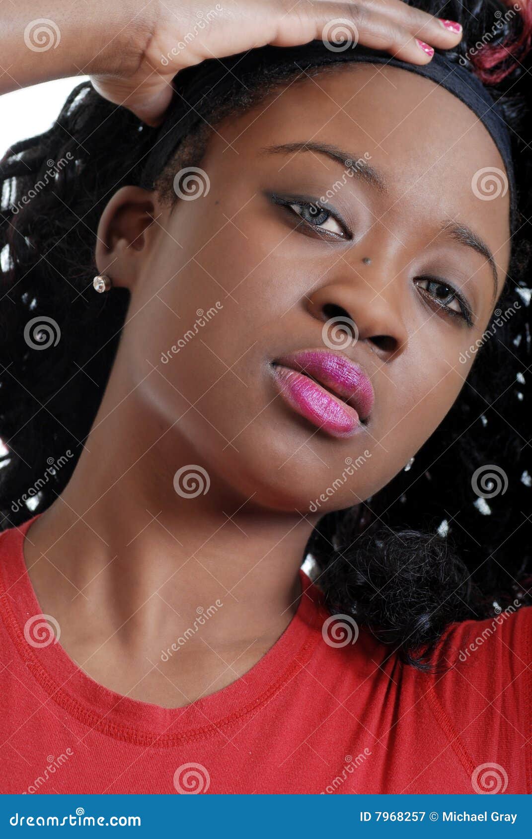 Young Jamaican Woman Portrait Stock Image Image of face, close 7968257