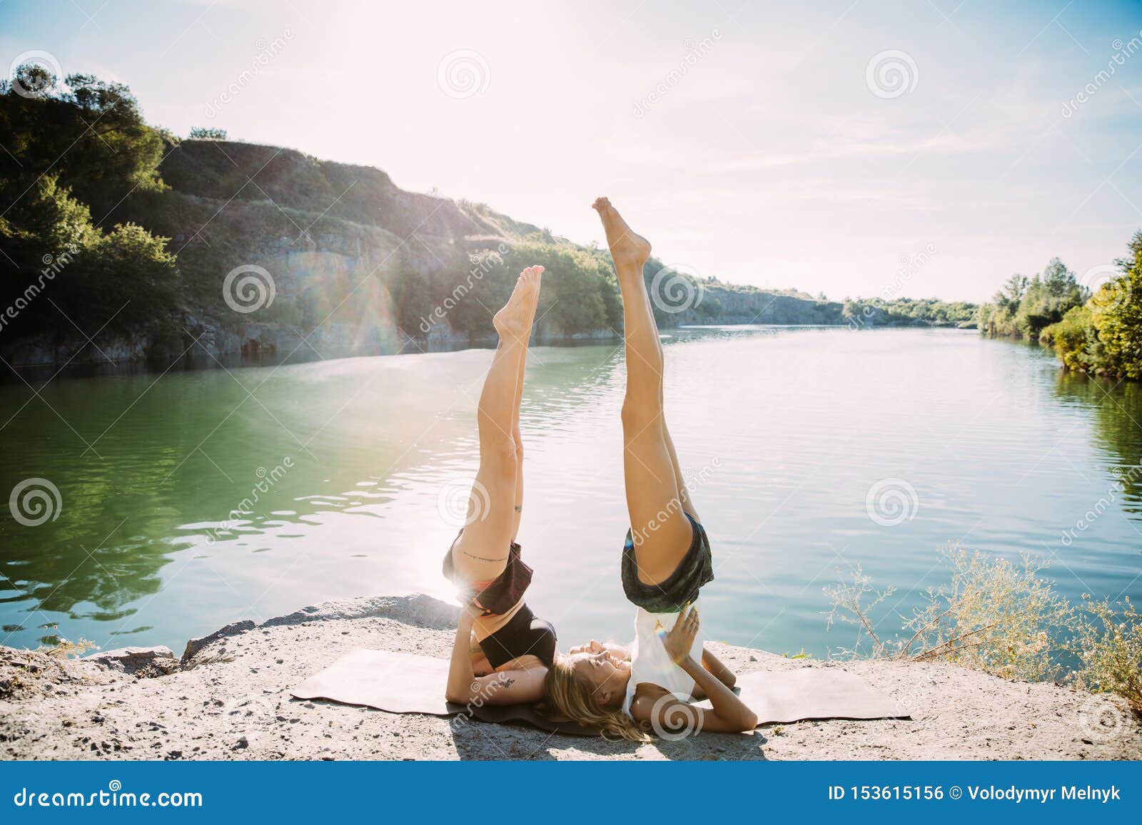 Lesbian Sexy Yoga