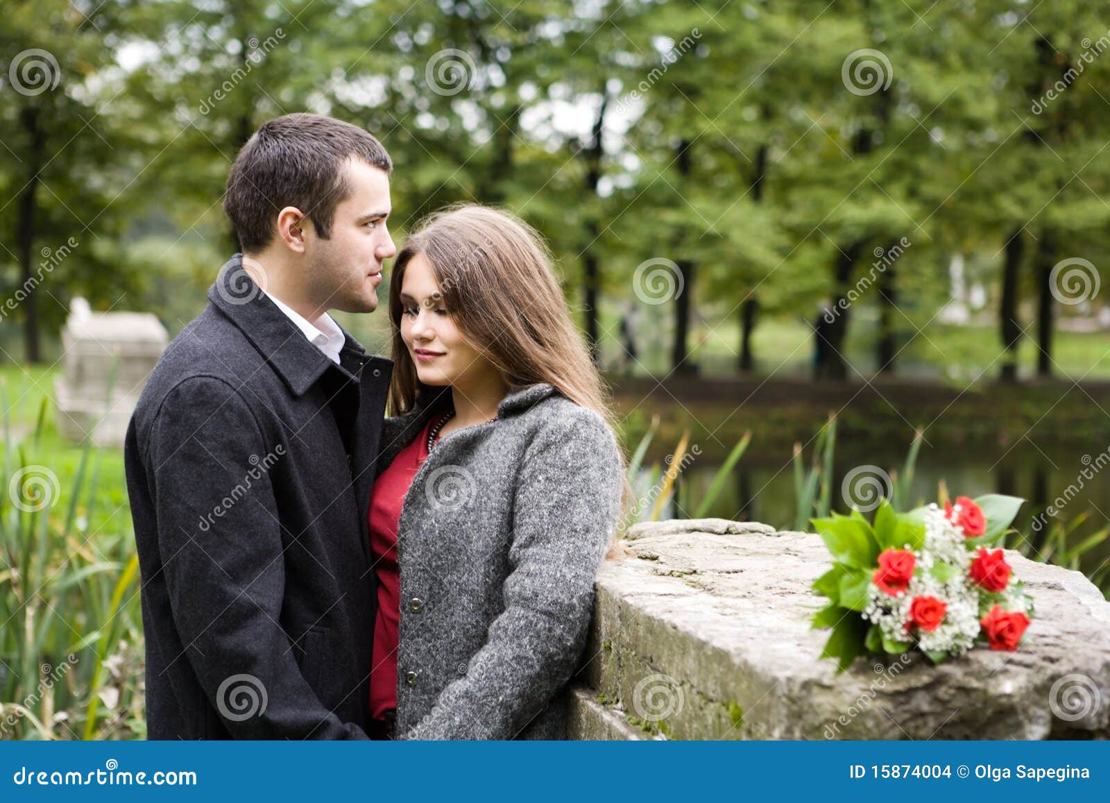 Young lovers stock photo. Image of nature, adult, dating 15874004