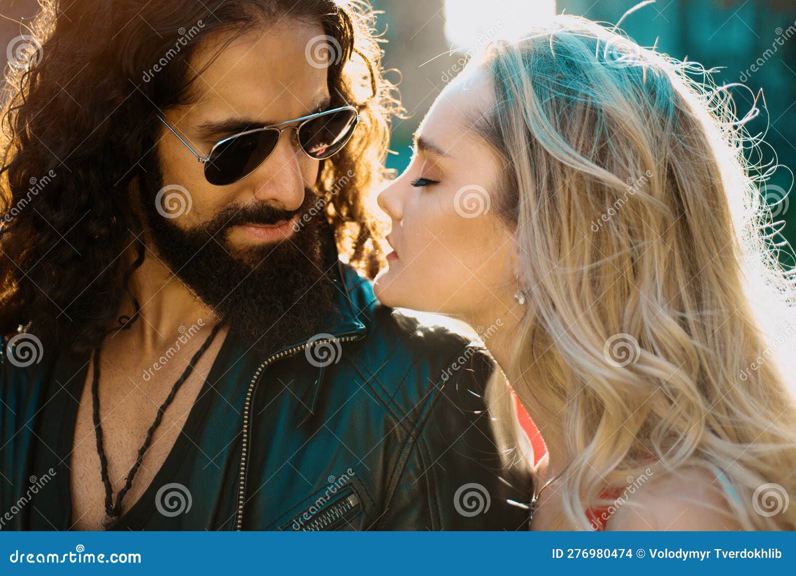 Young Lovers Hugging and Embracing. Couple in Love Tenderness and