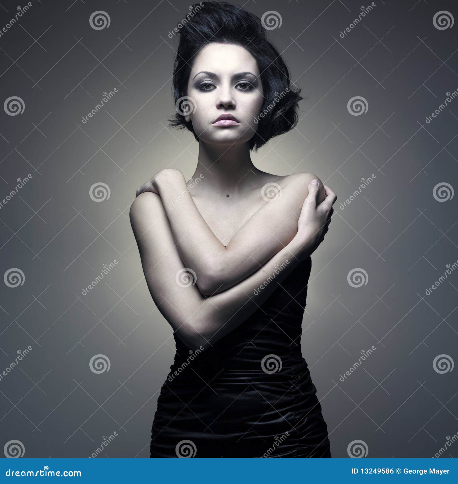 Young magnificent lady stock photo. Image of brunette - 13249586