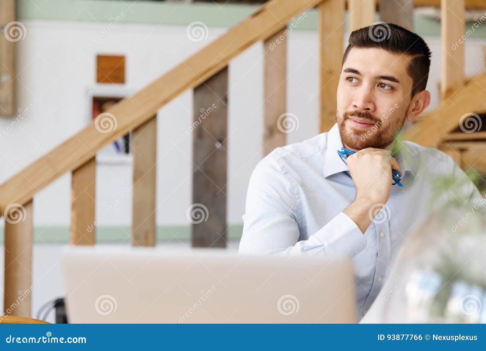 Young Man Architect in Office Stock Photo Image of office
