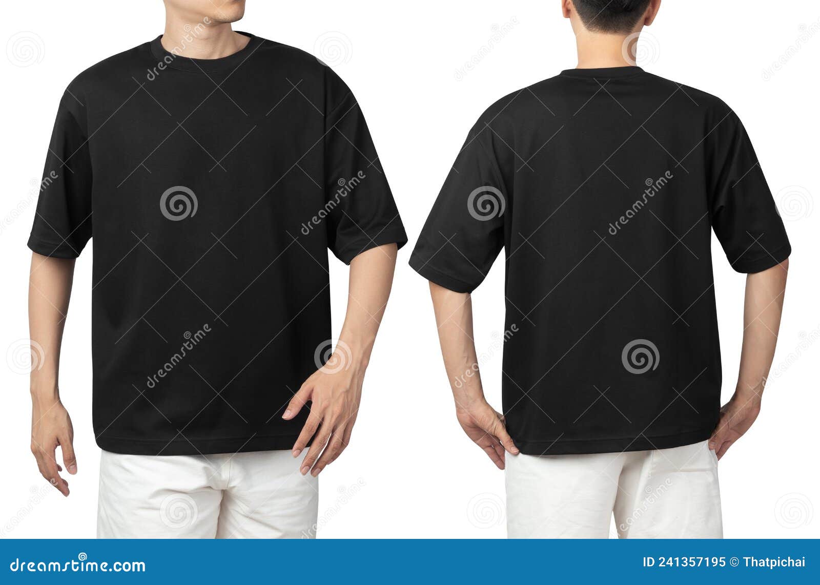 White T Shirt Mockup Front Back Oversize Stock Photos - Free & Royalty-Free  Stock Photos From Dreamstime