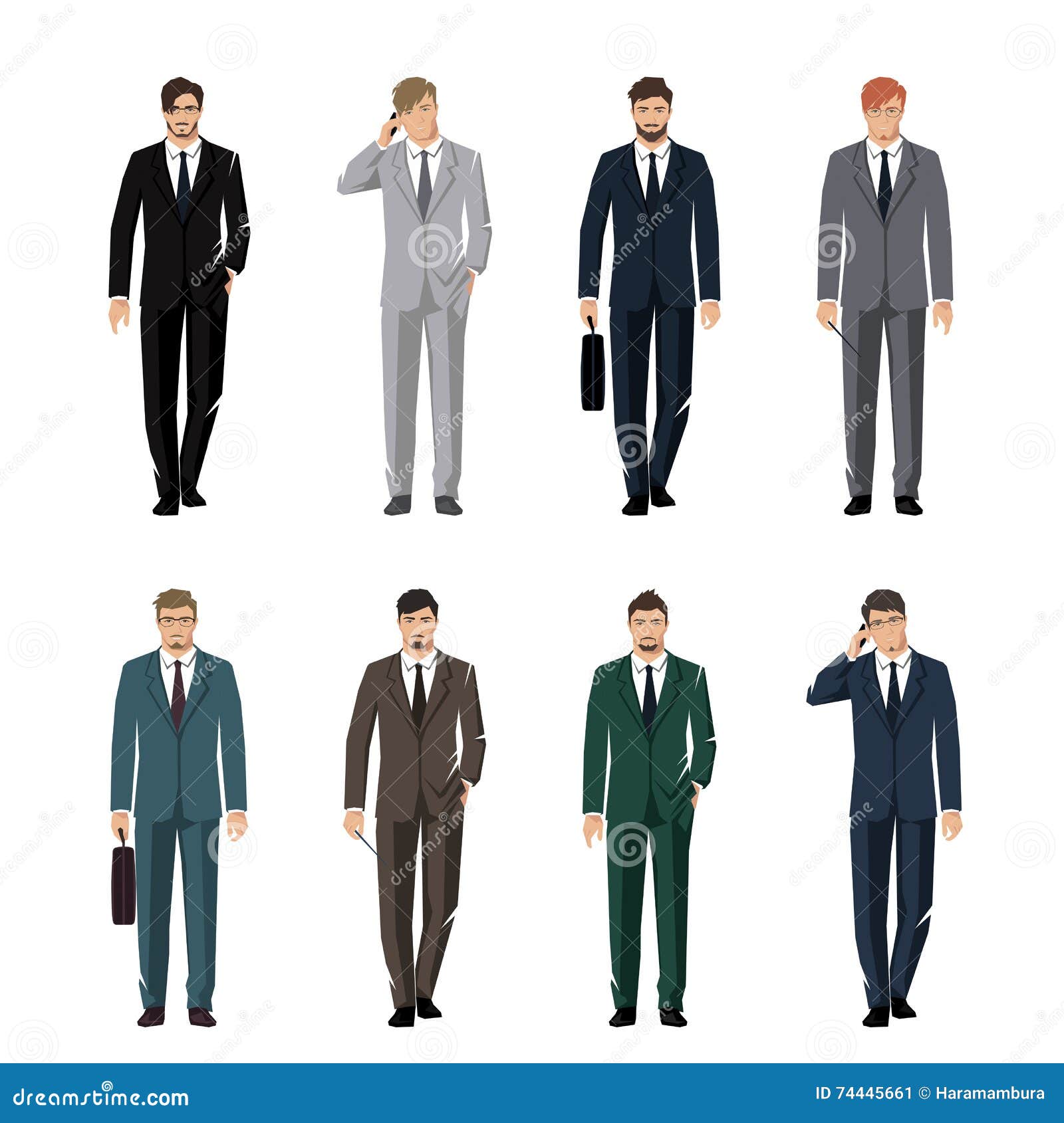 Young Man in a Classic Elegant Suit. Stock Vector - Illustration of ...