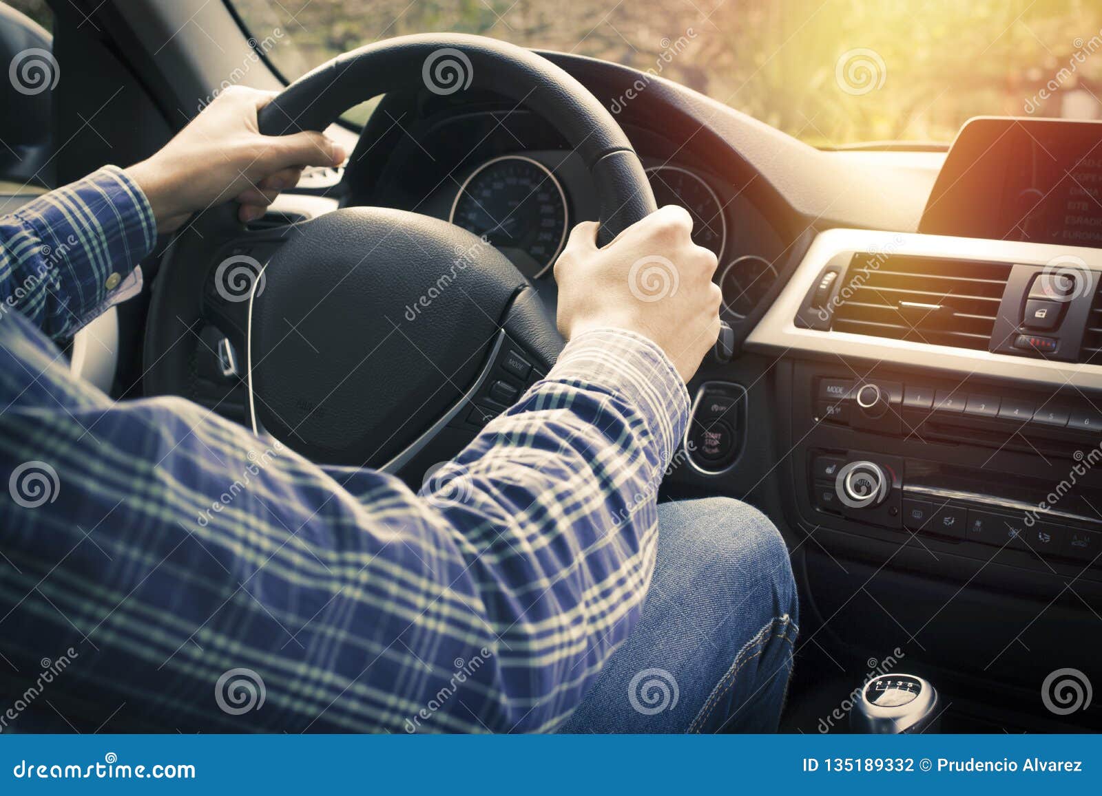 Young man driving stock photo. Image of male, motor 135189332