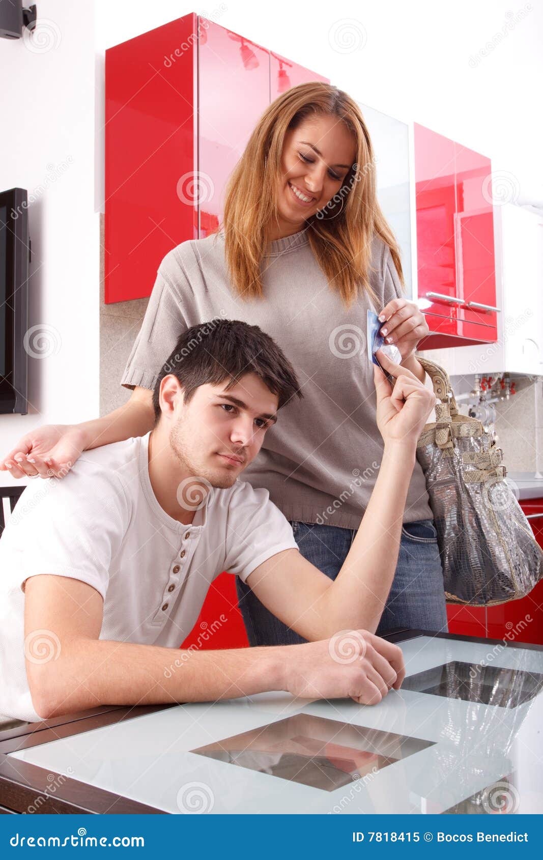 911 give his girl to three men 3