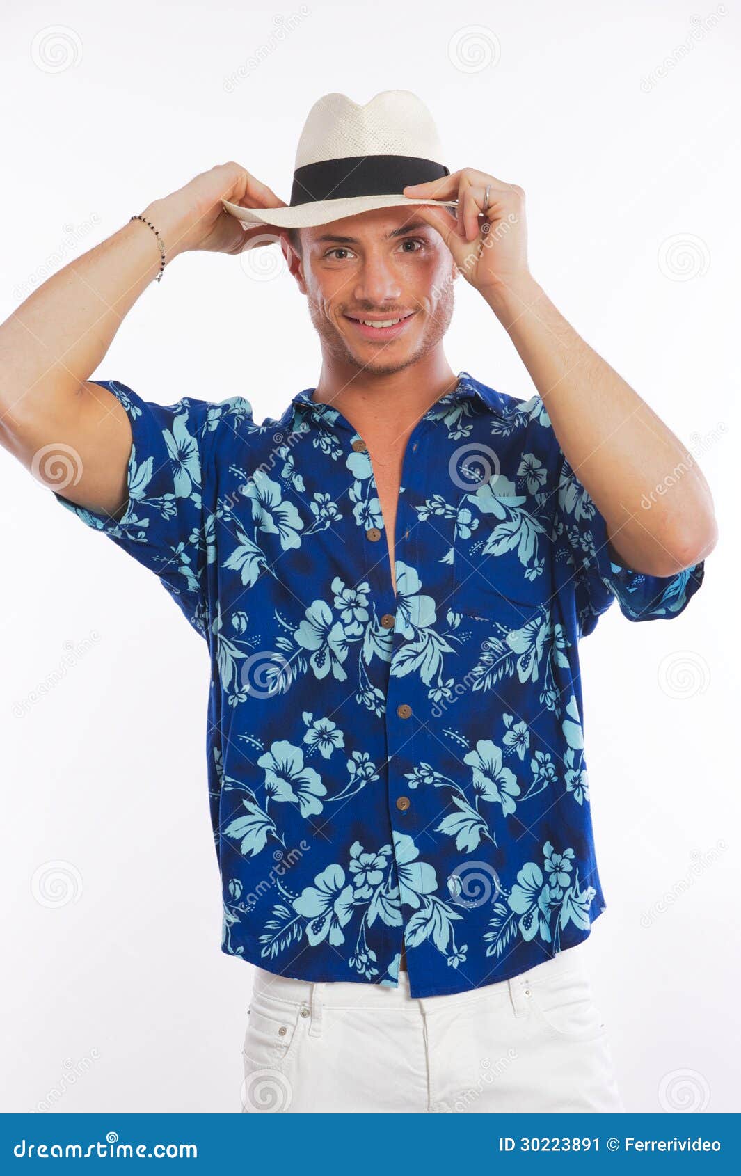Hawaiian shirt stock image. Image of travel, person, looking - 30223891