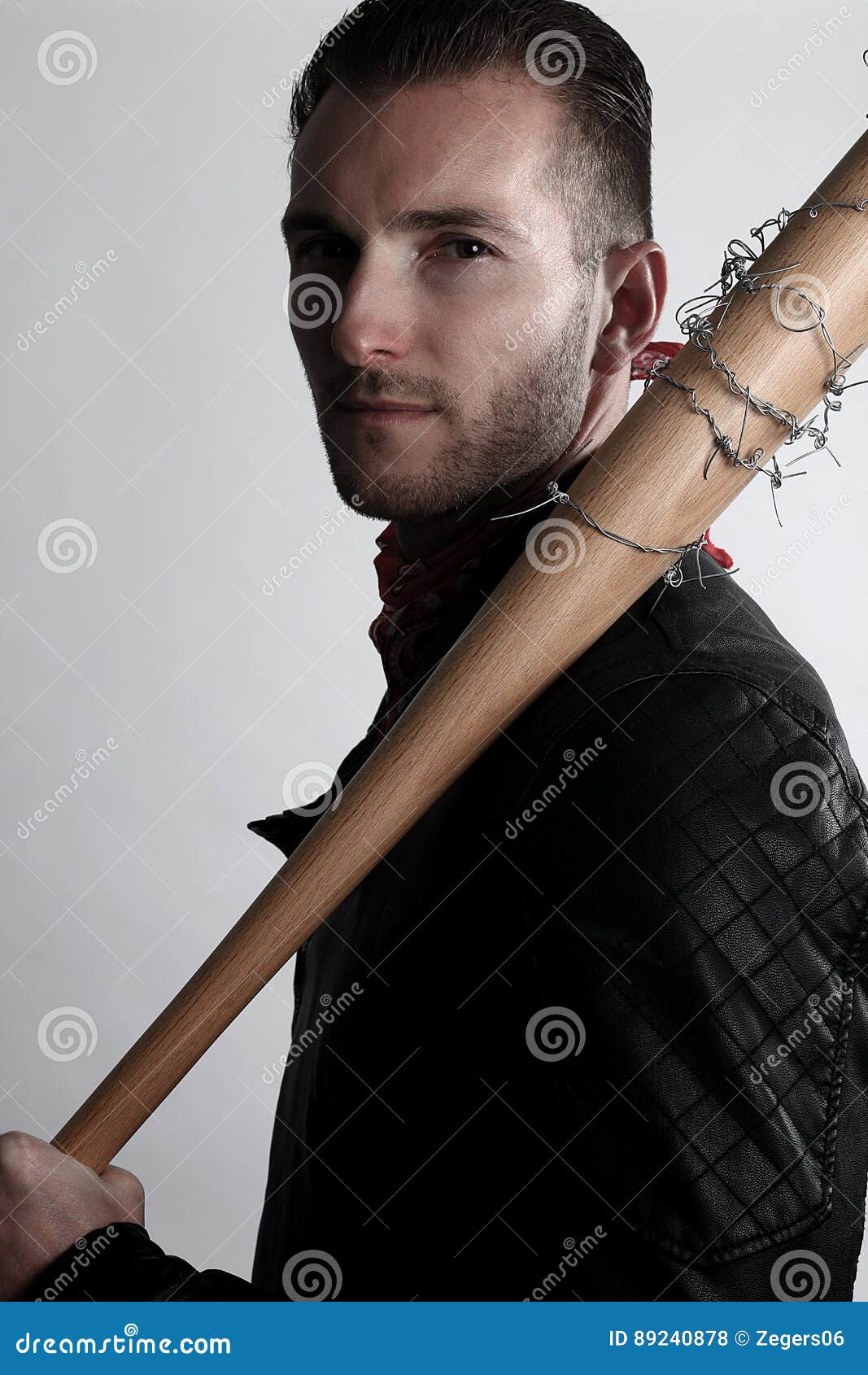 Young Man Holding a Baseball Bat Stock Photo Image of killer, warrior